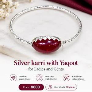 Silver Karri with Yaqoot – For Ladies & Gents