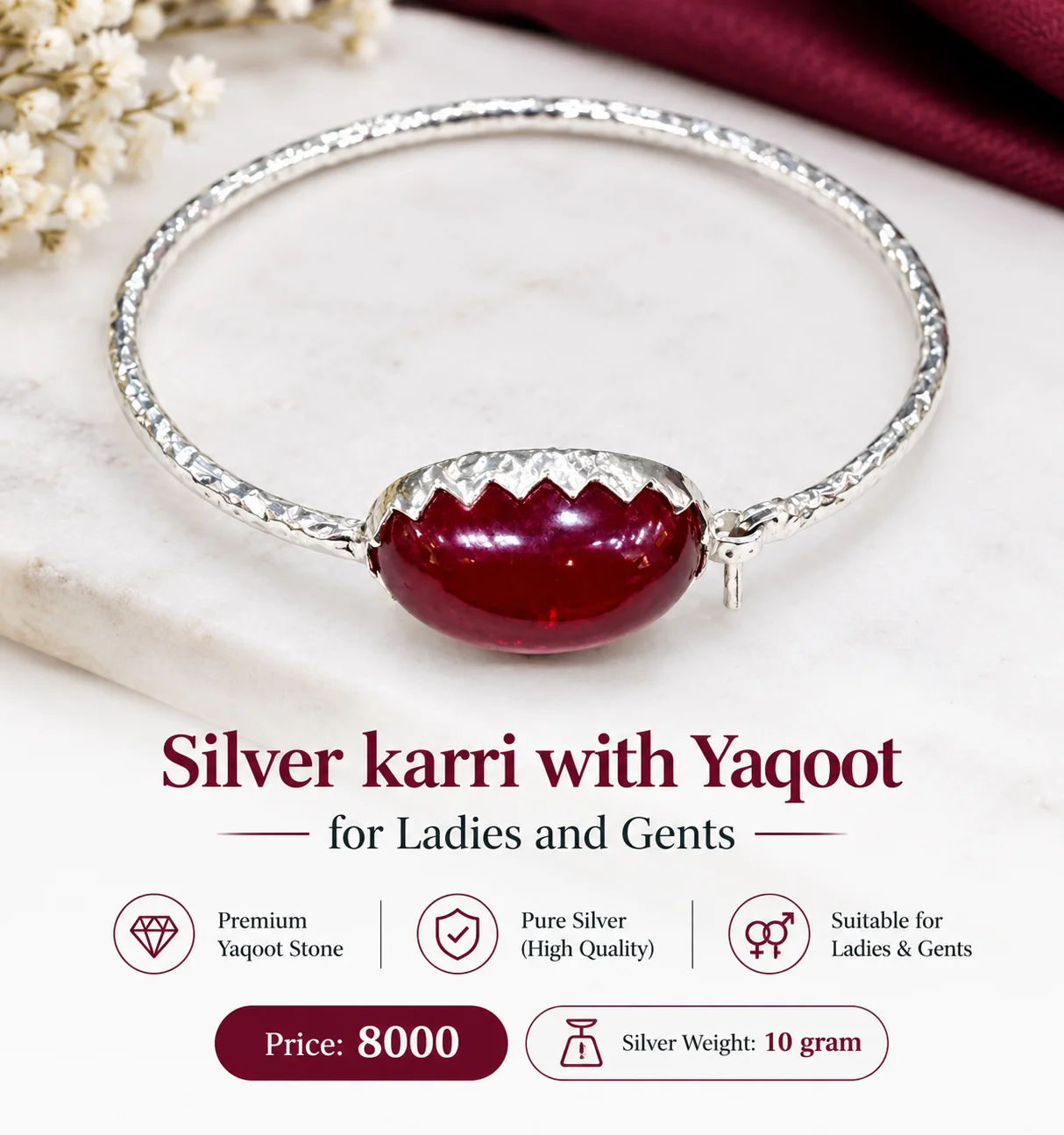 Silver Yaqoot Karri Luxury Ad